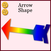 medium, intermediate, shape, arrow, vector