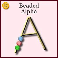 easy, beginner, text, title, alpha, bead