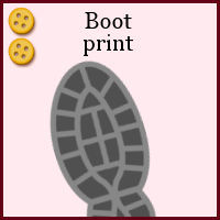 medium, intermediate, shape, boot, shoe, sole