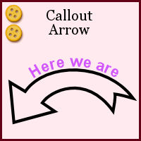 medium, intermediate, shape, callout, arrow, vector