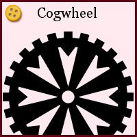 easy, beginner, shape, cogwheel
