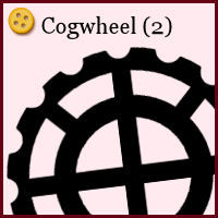 easy, beginner, shape, cogwheel