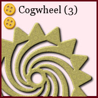 medium, intermediate, shape, cogwheel