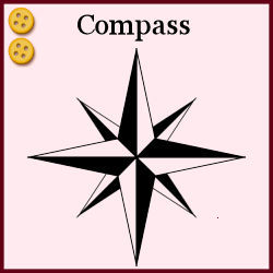 medium, intermediate, compass, shape