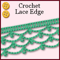 medium, intermediate, edge, crochet, lace, tube