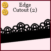 medium, intermediate, edge, lace, cutout