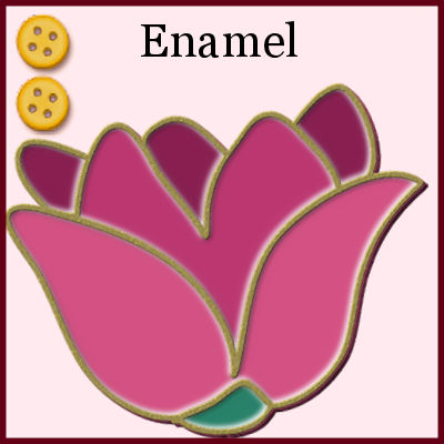 intermediate, medium, enamel,clipart