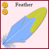 medium, intermediate, feather