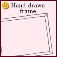 easy, beginner, frame, draw, hand