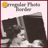 easy, beginner, photo, border, irregular