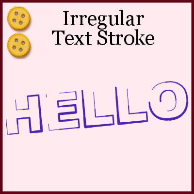 medium,intermediate, text, stroke, irregular, title