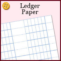 easy, beginner, paper, line, ledger