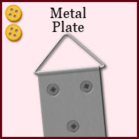 medium, intermediate, fasteners, metal, plate