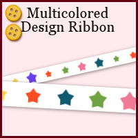 medium, intermediate, ribbon, design, multiple