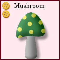 medium, intermediate, mushroom, shape