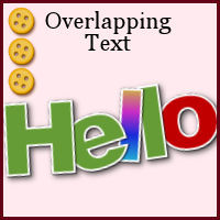 advanced, difficult, text, title, letter, overlap, multiple