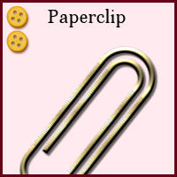 medium, intermediate, fasteners, paperclip, clip, vector