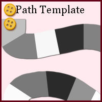 medium, intermediate, path, template, game