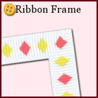 easy, beginner, frame, ribbon, simple