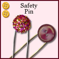 medium, intermediate, fasteners, safety, pin, vector