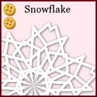 medium, intermediate, shape, snowflake