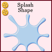 medium, intermediate, shape, water, splash, vector