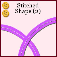 medium, intermediate, shape, stitch, stitching