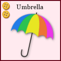 medium, intermediate, umbrella, shape