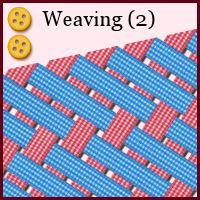 medium, intermediate, ribbon, weaving