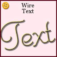 easy, beginner, text, title, wire, metal