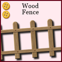medium, intermediate, fence, wood