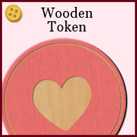 easy, beginner, texture, wood, token