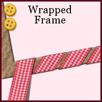 medium, intermediate, frame, ribbon, wrap