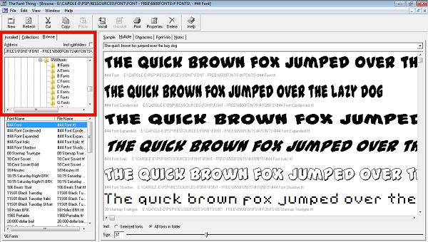 change the font in paint shop pro 5