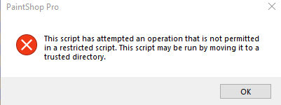 The script failed – What is that error? | Scrapbook Campus