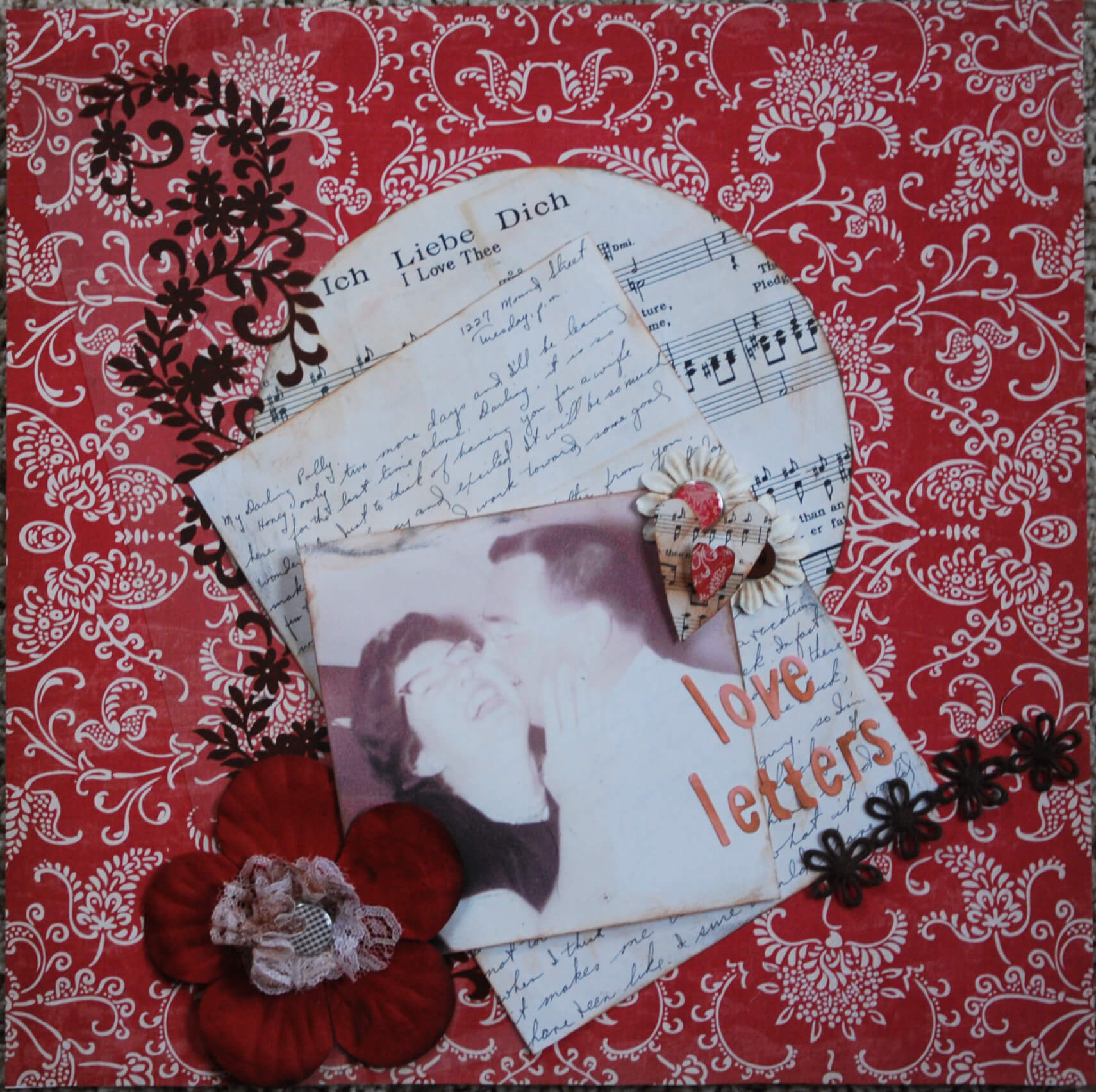 Love Letters Scrapbook • diy mama